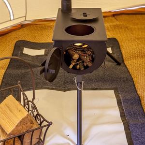 Poêle à bois extérieur Camping Tente Poêle Pliable pour Voyages Cabine Bateau - Product Image 2