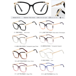MS 92319 Thời Trang Kính Nữ Tr90 + Kim Loại Kính Khung Chống Ánh Sáng Màu Xanh Ống Kính Kính Quang Học Cho Dropshipping - Product Image 6