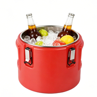Glacière isotherme en acier inoxydable 5L 10L 20L 40L 75L, chauffe-plats et distributeur de boissons