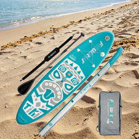 Équipement de sports nautiques E SUP Planche à pagaie gonflable enroulable portable en PVC 3 ailerons Capacité Lacs et rivières sup Planche portable