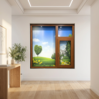 Ventana Abatible de Aleación de Aluminio Insonorizada e Impermeable con Triple Vidrio Aislante y Función Antipolvo para Uso Comercial y Residencial
