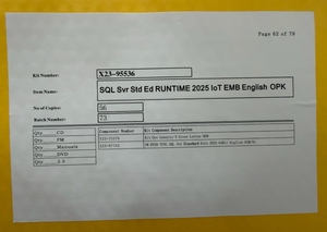 <span class=keywords><strong>SQL</strong></span> Server 2025 Standard Enterprise Edition, Attivazione Online, 16 Core CAL, Pacchetto DVD in Inglese con Accesso Internet - Product Image 2