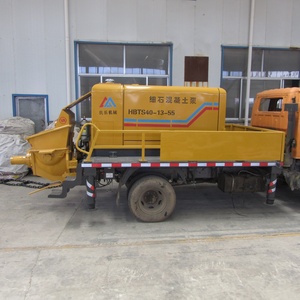 A bomba concreta portátil de alta pressão com o reboque do motor diesel montou a bomba móvel concreta para construir a comunidade - Product Image 5