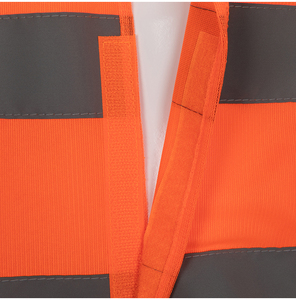 Logo personalizzato gilet da costruzione ad alta visibilità ingegnere sicurezza abbigliamento da lavoro uomo uniforme di sicurezza gilet riflettente da uomo adulto - Product Image 5