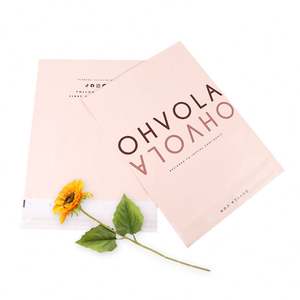 Bolsa de Embalaje de Poliéster Rosa Reciclable de Alta Calidad, Bolsa de Envío Postal con Logotipo Personalizado Impreso para Ropa - Product Image 2