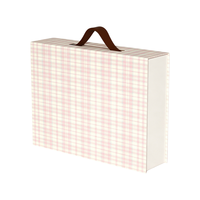 XF Luxuriöse Umweltfreundliche Elegante Buchförmige Box mit Griff Geschenkbox für Handtücher Badetücher
