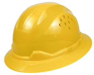 หมวกนิรภัยก่อสร้าง WELTA Wholesale ANSI Z89.1 CE Certified Type 1 Class C แบบเต็มขอบ มีช่องระบายอากาศ 6 ช่อง ระบบกันกระแทก HDPE - Product Image 4