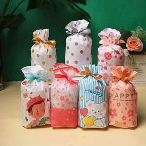 ถุงผ้าริบบิ้นน่ารักสดใสแบบกำหนดเองได้, ถุงของขวัญสำหรับคริสต์มาสและปีใหม่, ถุงใส่ขนมปังอบและบิสกิต - Product Image 6