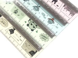 THƯỚC ĐO Chất Liệu Kim Loại In Hình Hoạt Hình Hai Màu Sáng Tạo Khuyến Mại Thước Dạy Học Cho Trường Học & Văn Phòng - Product Image 3