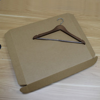 Blazer pour hommes emballage de transporteur de costume d'affaires certifié FSC boîte de transport cintre biodégradable rabat pliable flûte carton