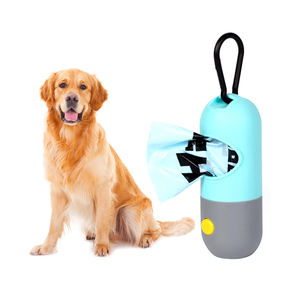 Dispensador portátil de bolsas para caca de perro multimaterial Fácil eliminación de residuos de mascotas Hecho de plástico Madera Lana Nylon Acrílico - Product Image 6