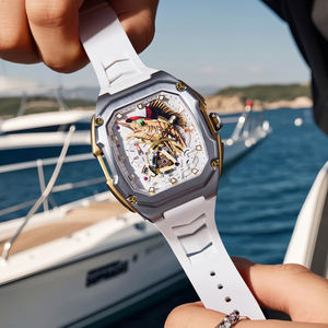 Reloj de pulsera de cuarzo para hombre, de alta gama, con correa de silicona, resistente al agua, luminoso, con calendario y cronógrafo, para dropshipping. - Product Image 5