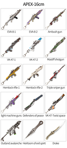 Vente flash : Porte-clés modèle de pistolet en métal Hamlok de 11 cm d'<span class=keywords><strong>APEX</strong></span> <span class=keywords><strong>Legends</strong></span>, provenant de la fabrication - Product Image 6