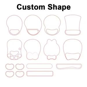 Wholesale Custom Mouse Pad With Wrist Rest for Office Promotion Business Desk Rubber PVC Printing Logo Eva Mousepads - Product Image 5