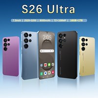 Teléfono Inteligente S26 Ultra Android 15 para Juegos, 16 GB + 1 TB, Desbloqueado, Doble SIM, 5G, Pantalla HD de 7.3 Pulgadas, Cámara de Belleza de 72+108 MP