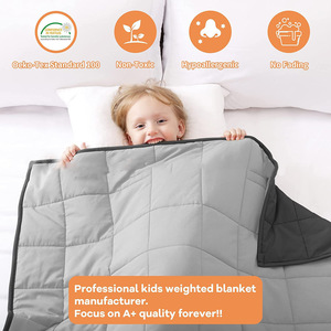 Manta Ponderada Personalizada para Niños, <span class=keywords><strong>Tela</strong></span> <span class=keywords><strong>de</strong></span> Poliéster Lijada para Manta Rellena <span class=keywords><strong>de</strong></span> Cuentas <span class=keywords><strong>de</strong></span> Vidrio, Suave para Colchas - Product Image 2