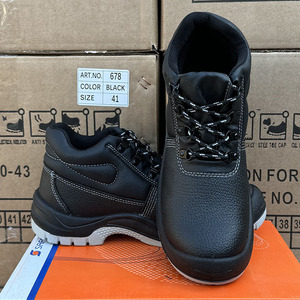 LIGHT BEARER 678 Industrial Safety Shoes Waterproof Leather Work <strong>Boots</strong> for Men's Mining Construction <strong>Security</strong> Botas De Seguridad - Product Image 2