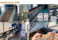 Prix le plus bas, expédition directe d'usine : Broyeur de bois 90 kW 3-4 t/h, machine à sciure de bois, broyeur de bois, broyeur de déchets