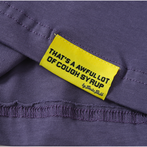 T-shirt imprimé à manches courtes pour homme « That's A Awful Lot Of Cough Syrup », coupe oversize à épaules tombantes, 100 % coton, qualité supérieure - Product Image 6