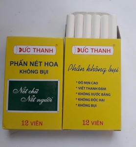 Tiza Blanca Premium Sin Polvo para Caligrafía, Trazo Fino y Suave, Suministro para Pizarra Escolar, Exportación Global B2B - Product Image 1