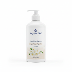 AquaVera Jasmin 500 ml Desinfectante de manos Jabón líquido Antiséptico y antibacteriano Agua con infusión principalmente química - Product Image 2