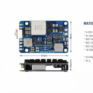 Module d'alimentation MATEK PM12S-3 <span class=keywords><strong>DCIN</strong></span> 3-12S 9-55V Tension de sortie : 5V / 6V / 8V pour drone FPV / quadricoptères / avions - Product Image 3