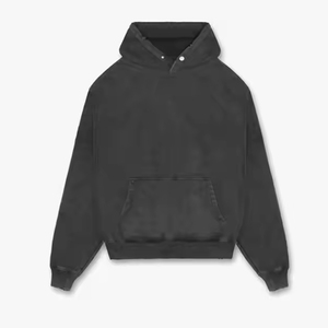 เสื้อฮู้ดดี้ผ้าฝ้าย 100% น้ำหนักเบา แห้งเร็ว ระบายอากาศดี สไตล์สตรีทแวร์ พิมพ์โลโก้ตามสั่ง สำหรับผู้ชาย ล้างสีแบบแอซิดวอช - Product Image 6