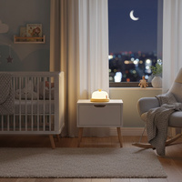 Luz Nocturna de Escritorio con Forma de Campana, Luz Blanca Suave Regulable, Recargable por USB, Lámpara de Noche para Dormitorio, Habitación Infantil, Decoración, Regalo para Niños