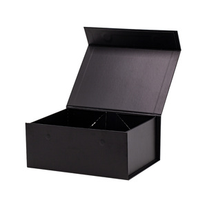 Luxury Scratch Resistance A5 Deep Black Magnetic Gift <b>Box</b> Packaging in Bulk - Product Image 5