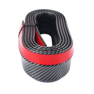 Poyracing Carbon Fiber <b>Rubber</b> Trim <b>Strip</b> Anti Scratch Body Protection Car Modification Supplies PVC Material - Product Image 2