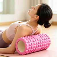 Rouleau de massage en mousse creuse classique, bâton de massage musculaire, roue de yoga pour soulager les douleurs aux jambes et au dos, fitness