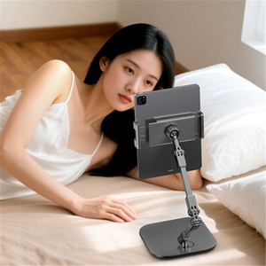 <span class=keywords><strong>Support</strong></span> de téléphone réglable en métal noir avec bras <span class=keywords><strong>articulé</strong></span> pour enregistrement vidéo sur bureau et <span class=keywords><strong>support</strong></span> de téléphone suspendu pour bureau - Product Image 6