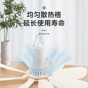 Mini Ceiling Fan 30cm Ac Motor Quiet Design For Dorm Bedroom Home Use - Product Image 3