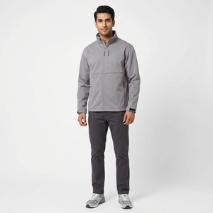 Wholesale Custom Logo Canvas Stand Collar Windproof <b>Waterproof</b> Hooded Softshell <b>Jacket</b> Breathable Outdoor Use - Product Image 1