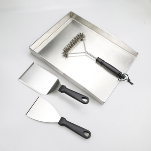 Plancha Premium para Asar, Espátula de Acero Inoxidable, Tamaño Universal, Sartén para Parrillas de Carbón y Gas - Product Image 4