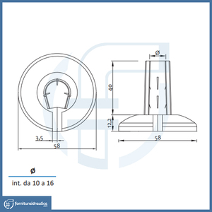 Tappo Universale Cromato per Radiatore per Tubi - Product Image 2