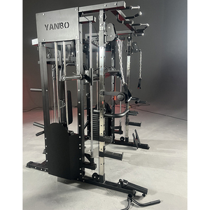 Máquina Smith Multifuncional para Entrenamiento de Fuerza, Jaula Multifuncional Comercial para Sentadillas y Pesas, Máquina Smith para Gimnasio <span class=keywords><strong>en</strong></span> <span class=keywords><strong>Casa</strong></span> - Product Image 4