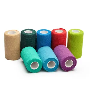 Solid Color Cohesive Bandage Non-woven Fabric Bandages Cohesive Sport Cohesive Bandage