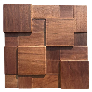 Panneau mural décoratif rétro-éclairé 3D Led mosaïque panneau mural solide Relief <span class=keywords><strong>noyer</strong></span> noir américain <span class=keywords><strong>bois</strong></span> dur TV fond panneaux de <span class=keywords><strong>bois</strong></span> - Product Image 6