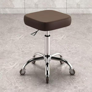 Chaise de technicien d'équipement de salon de manucure de beauté de luxe moderne tabouret de pédicure à hauteur réglable - Product Image 5