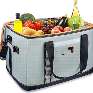 Bolsas aisladas de muestra gratis para entrega de alimentos Bolsa de entrega de alimentos aislada comercial con divisor Bolsa de catering plegable impermeable - Product Image 5