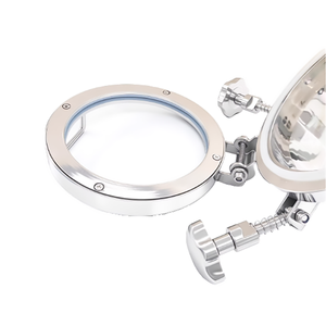 위생 등급 304 풀 글라스 탱크 맨웨이 도어 맨홀 커버 - Product Image 3