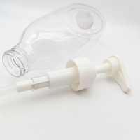 Offre Spéciale Bouteille en plastique PET transparent de haute qualité de 500ml avec pompe, emballage pour shampooing, lotion, crème solaire.