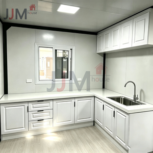 JJM Casa Contenedor Plegable Prefabricada de Bajo Precio, Villa Pequeña de 20ft 40ft, Modular y Expandible, Diseño Moderno para Oficina - Product Image 6