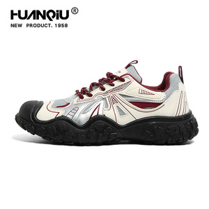 Chaussures de randonnée pour femmes Global Outdoor 2025 – Nouveaux modèles toutes saisons, baskets de trekking à lacets, décontractées, à semelle épaisse en cuir synthétique - Product Image 5