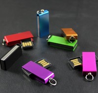 Warna-warni Mini USB logam Flash Drive 2.0 3.0 Pen Drive 8GB 16GB 32GB 64GB 128GB Memoria USB Stick memori Disk memori Stik USB