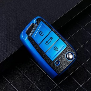 VW Golf 7 MK7 Tiguan MK2 Soft TPU Key Case Cover Car Key Accessories <span class=keywords><strong>Protector</strong></span> para <span class=keywords><strong>SEAT</strong></span> Ateca <span class=keywords><strong>Leon</strong></span> FR 2 Ibiza Skoda Octavia A7 - Product Image 4