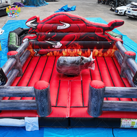 Taureau mécanique gonflable pour adultes, taureau de rodéo, taureau de bucking, en PVC écologique, AirFunPro, à louer