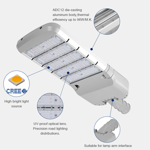 2026 Neues Produkt IP66 Wasserdichte LED-Straßenleuchte aus Aluminiumdruckguss 100V-300W mit SMD-Chips und AC-Stromversorgung - Product Image 3