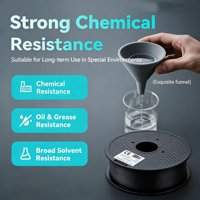 Vente directe d'usine en Chine, filament d'imprimante 3D en nylon polyamide PA12 avec 15%-30% de fibres de carbone, 1,75 mm, 1 kg, 2 kg, 3 kg par rouleau